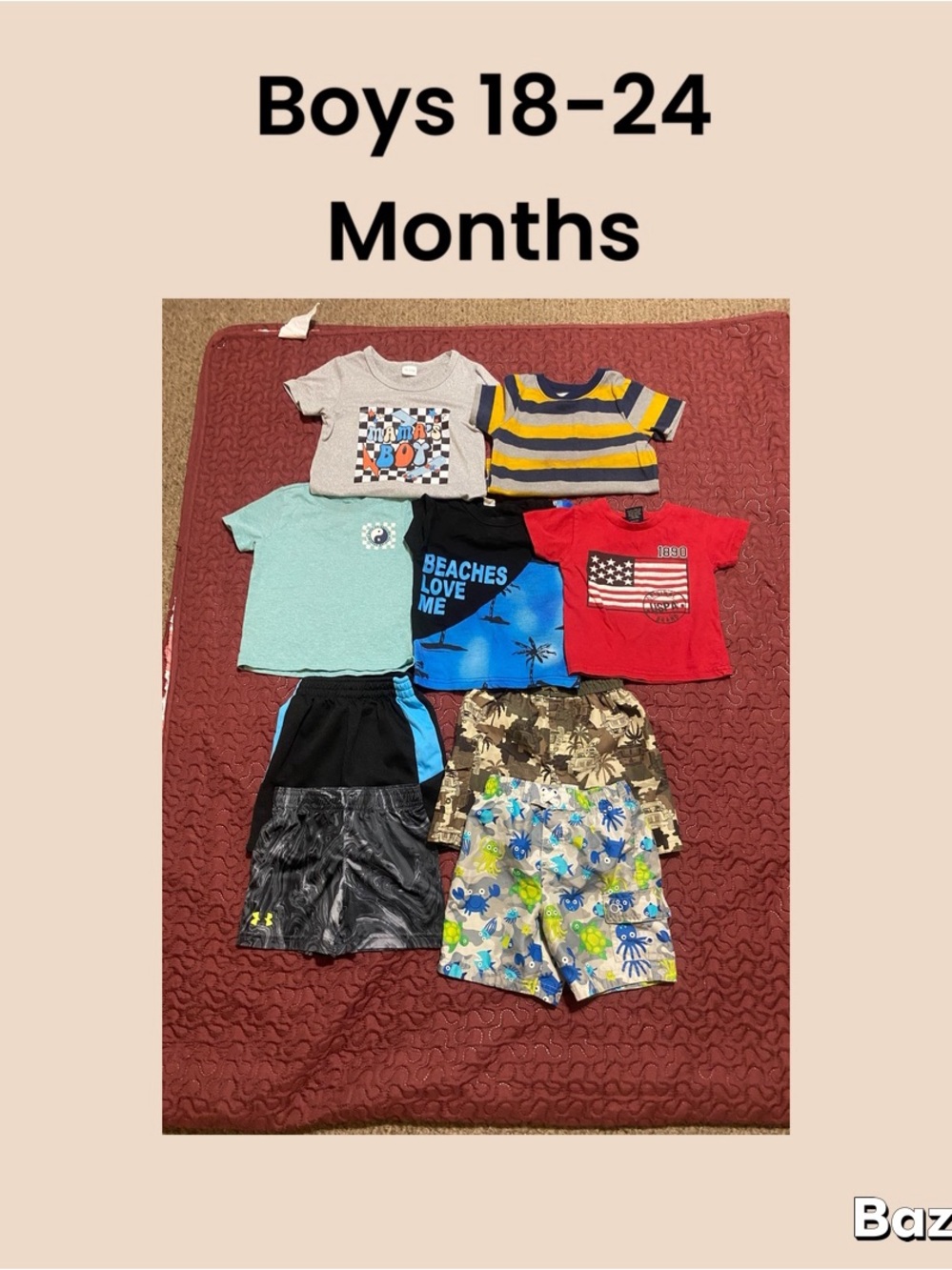 Boys Clothing Bundle Size 18-24 Months